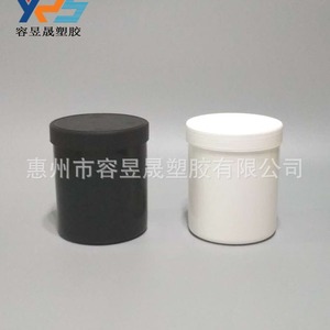 กระป๋องพลาสติก HDPE 1 ลิตร ฝาเกลียว ทรงกระบอก สีดำ สีขาว ทนสารเคมี บรรจุภัณฑ์ทั่วไป - Product Image 1