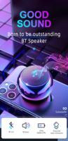Mini haut-parleur Bluetooth portable sans fil 2026 avec logo OEM, petit haut-parleur stéréo à couplage Type C
