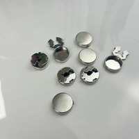 15mm 17.5mm 20mm Galvanisé Cooper Bouton Coupe Tortue Boucle Bouton Personnalisé Bouton De Manchette