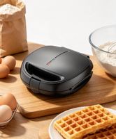 Nouvelle Grille de Contact Électrique Sans Fumée 850W avec Plaques Amovibles Antiadhésives, Gaufrier en Acier Inoxydable pour Usage Domestique Français
