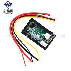 Hongwei Micro DC 0-100V 5A Voltímetro Digital de Doble Pantalla, Amperímetro, Medidor de Panel LED de 4 Dígitos Rojo - Product Image 3