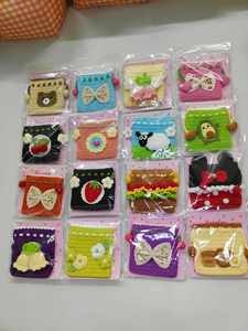 Sac tricoté fait main en gros, nouveau modèle, mini sac de rangement pour pièces de monnaie, sac au crochet mignon à motif floral - Product Image 6