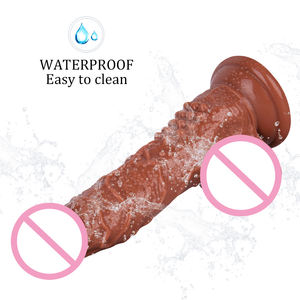 Günstiger Fabrik-Großhandel Einführbarer Penis Frauen Masturbator Kristall PVC Dick Erwachsenen Sexspielzeug Manueller Realistischer <span class=keywords><strong>Dildo</strong></span> für Frauen - Product Image 2