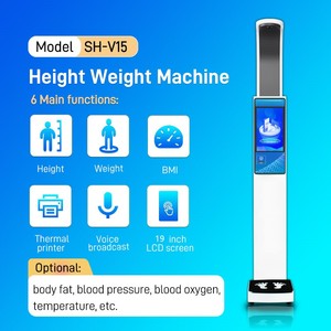 Máquina de Medición de Peso y Altura Ultrasónica Médica con Pantalla de <span class=keywords><strong>19</strong></span>.0 Pulgadas, Personalizable OEM/ODM para Centros de Salud - Product Image 2