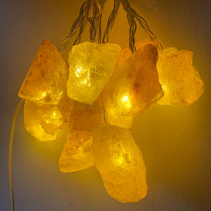 Luci per la stringa di cristallo rosa naturale per uso interno di decorazioni per la casa - Product Image 3