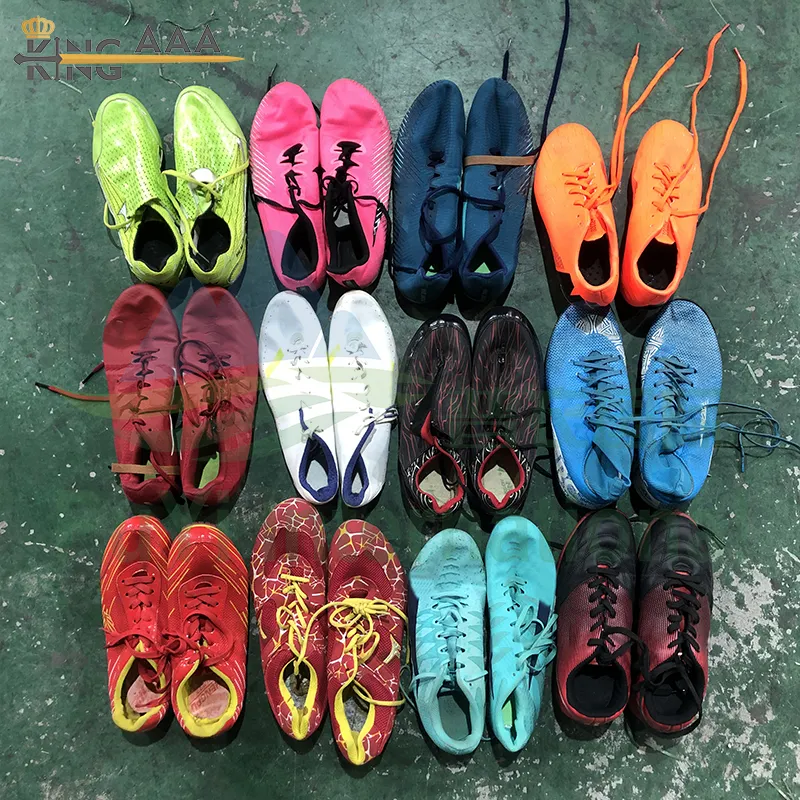 KINGAAAA Used Basketball Football Sports Branded Men Used Shoes Original Second Hand Running Shoes Wholesale used soccer shoes