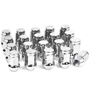 Đồng bằng thép không gỉ mở kết thúc Lug hạt đen Oxit kẽm mạ thép carbon bánh xe Nut hợp kim titan mù Hex bánh xe Lug NUT - Product Image 5