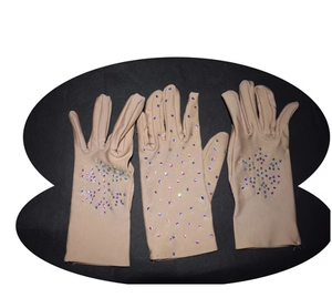 Gants de patinage artistique Gants de patinage sur glace pour hommes et femmes Noir Kaki Spandex Entraînement Pratique Compétition Patinage Porter Thermique - Product Image 5