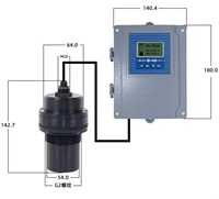 Capteur de niveau radar de type split ABS, sortie liquide 4-20mA RS485, relais, application Tuya, précision 0,1%, garantie 1 an, personnalisable ODM/OEM