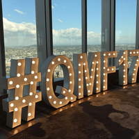 Letras de Canal LED 3D Personalizadas de Fábrica para Aniversarios, Tiendas, Bodas, Empresas - Uso en Exteriores, Alimentación DC/AC, 1 Año de Garantía
