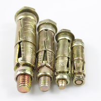 Ancre de protection en zinc jaune plaqué, boulon Rawal, boulon de fixation