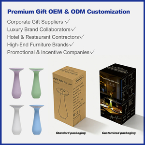 יצרנית סוללה עיצוב מודרני המסעדה עיצוב יוקרה מלון מגע נייד לילה אור נטענת מנורת שולחן אלחוטי - Product Image 4