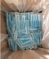 Fil dentaire orthodontique avec enfileur pour espaces étroits, appareils dentaires, implants, larges espaces entre les dents, boîte en plastique, nylon, GMP, fabriqué en usine