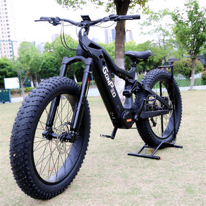 Vélo <span class=keywords><strong>électrique</strong></span> de montagne 26x4.0 avec cadre en fibre de carbone, grande puissance, suspension intégrale, E-Fatbike Bafang ultra M620, vélo <span class=keywords><strong>électrique</strong></span> 1000w, pneus larges - Product Image 4