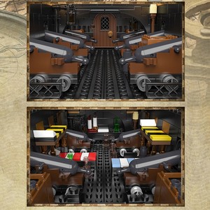 For Black Pearl Pirate Ship 13186 5266 Pcs <b>Building</b> Block <b>Model</b> Unisex for Ages 14 Plus - Product Image 4