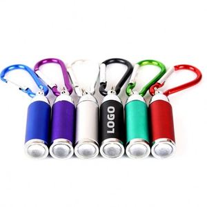 Linterna LED con Mosquetón y Zoom, 2 Modos de Luz, Linterna de Bolsillo de Aluminio para Emergencias, Senderismo Nocturno y Actividades al Aire Libre - Product Image 1