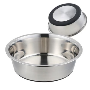 Tazón de Acero Inoxidable para Perros con Base Antideslizante de Silicona, Tazón para Mascotas de Acero Inoxidable, Resistente a las Manchas, Fácil de Limpiar - Product Image 6