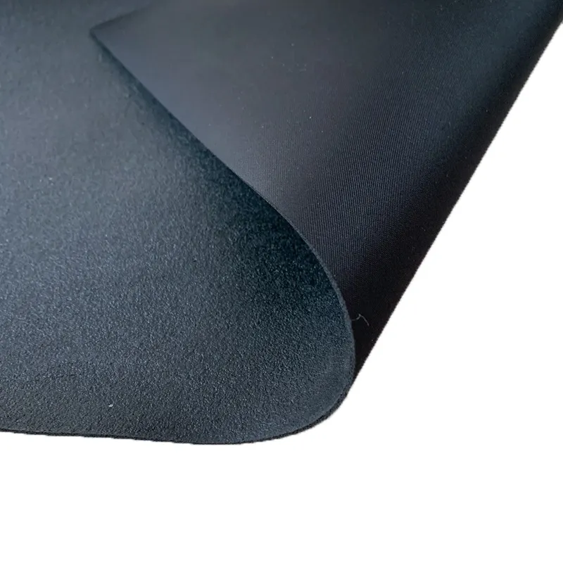 Tissu revêtu caoutchouc en nylon épais avec anti-abrasif, noir, 70D 210D 420D 840D 1680D
