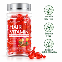 Capsules de Vitamines Capillaires à Marque Blanche : Vitamines A, C, E, Romarin, Huile d'Argan, Huile de Jojoba – Complément Alimentaire Beauté et Nutrition – Usine OEM ODM