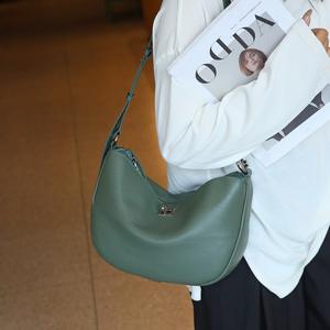 Bolsos de Mano para Mujer en Oferta, Bolso Bandolera de Moda, Bolsos de Hombro con una Correa, Bolsos de Mano de Cuero Genuino Suave de Lujo - Product Image 2