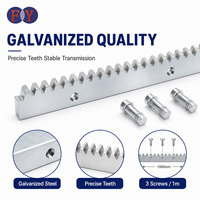 Riel de Acero Galvanizado para Motor de Puerta Corredera, Accesorios Metálicos para Riel, Kit de Transmisión para Abridor Automático de Puerta Corredera