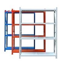 Fabricant 100KG par couche étagère métal léger entrepôt 4 couches étagère de stockage