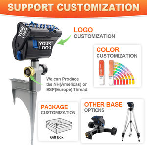 Arroseur oscillant mini turbo réglable 4 directions <span class=keywords><strong>SUNSHINE</strong></span> avec base à pointe et 18 buses de pulvérisation pour l'irrigation des jardins, des cours et des pépinières - Product Image 2