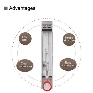 عداد تدفق أنبوب زجاجي LZB‑4 LZB‑6 LZB‑10 للغاز السائل الهواء الماء استخدام صناعي عداد التدفق - Product Image 5