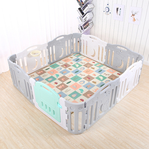 Réglable d'intérieur Portable En Plastique Pliable de Sécurité Bébé Parc Clôture avec <span class=keywords><strong>Porte</strong></span> - Product Image 4