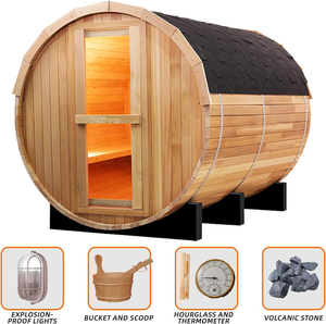 <span class=keywords><strong>Sauna</strong></span> en bois massif traditionnel d'extérieur SH1824, en cèdre, épicéa ou pruche, très populaire en Pologne - Product Image 5