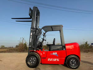 Chariot élévateur diesel HELI 50 d'occasion, transmission intégrale, dimensions des fourches 1500x220x130, garantie 1 an, capacité de charge de 5 tonnes, poids de 5000 kg, marque chinoise réputée - Product Image 6