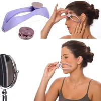 Mini épilateur facial pour femmes épilateur à filetage à ressort épilation du visage épilateur DIY maquillage outil de beauté pour les joues sourcils