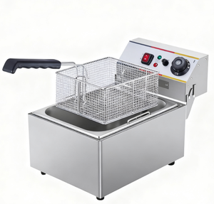 <span class=keywords><strong>Friteuse</strong></span> électrique <span class=keywords><strong>professionnelle</strong></span> haute performance en acier inoxydable 3000W 11L Ruihong EF-101 110V/220V personnalisable - Product Image 1