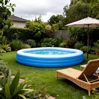 Piscine gonflable personnalisée, grande piscine flottante, matériau PVC avec coins renforcés pour bateau à rames ou bateaux tamponneurs