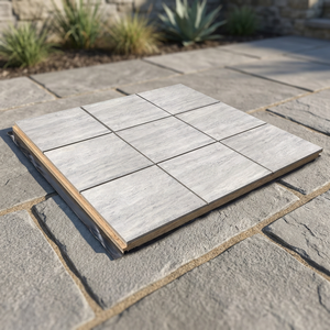 Dalles de pavage extérieures en porcelaine 600x600mm, épaisseur 20mm, qualité industrielle, usage intensif, antidérapantes, pour allées - Product Image 3