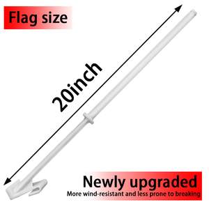 48h Giao hàng nhanh giá thấp Chất lượng cao 20 inch Cột cờ cho 12x18 inch xe cờ dễ dàng để cài đặt trên bất kỳ chiếc xe - Product Image 2