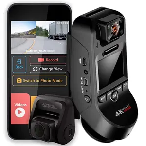 2023 mới tự động thiết bị điện tử Video Camera 3 ống kính Wifi GPS phía trước bên trong phía sau xe hộp đen cho Toyota 3 Máy Ảnh HD Dash Cam 4k