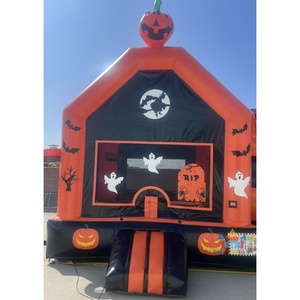 Château gonflable gothique d'Halloween, château gonflable fantôme sorcière, aire de jeux pour l'intérieur et l'extérieur - Product Image 4
