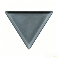 Moule en silicone S5097 en forme de triangle créatif pour pot de fleurs, idéal pour la création artisanale de jardinières personnalisées