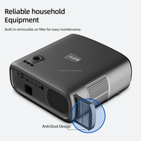 Proyector de TV Inteligente Android 4K Ready Nativo 1080P WIFI para Teléfono Móvil, Cine en Casa Durante el Día, Netflix, YouTube, AKEY9S Auto