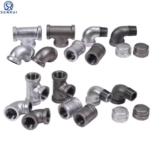 Accesorio de Tubería de <span class=keywords><strong>Hierro</strong></span> Maleable Galvanizado Negro, Niple, Cruz, T de 1/2, 3/4 y 4 Pulgadas con Rosca BSPT NPT, Sistema de Protección Contra Incendios - Product Image 4