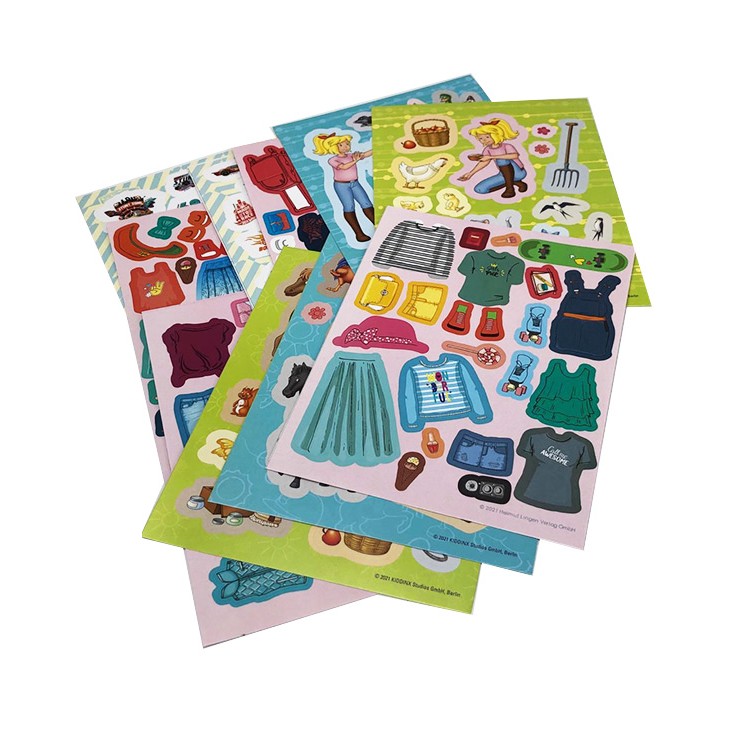 Custom Printed Full Color Square Custom Shape Labels UV Printed Adhesive Paper Stickers Sheets for Promotions Groceries PP