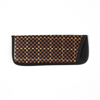 Étui rigide personnalisé à motif écossais pour lunettes, sac de transport souple pour lunettes, étui de rangement portable pour femmes et hommes