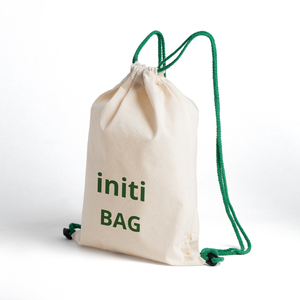 Custom Logo Size Canvas Drawstring <b>Backpacks</b> Promotional Gift Cotton Linen Drawstring Dust Bag for Sports - Product Image 4