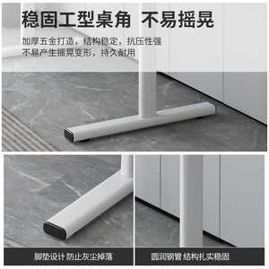 Современный Роскошный металлический компьютерный стол для офиса или спальни стильный рабочий стол для учебы письменный стол для студентов домашний рабочий стол - Product Image 3