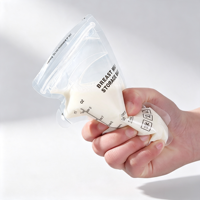 Sacs de conservation du lait maternel, sachets de lait pré-stérilisés prêts à l'emploi avec zone de marquage de la date