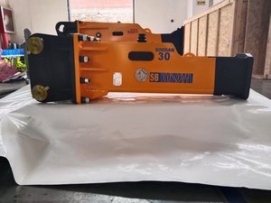 Martillo Hidráulico SB30 Tipo Caja SOOSAN para Demolición de Rocas con Cinceles de 53 mm para Miniexcavadoras y Minicargadoras - Product Image 2