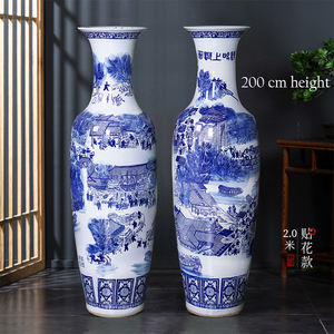 200 cm 200 cm <span class=keywords><strong>de</strong></span> alto 2 metros 2 metros <span class=keywords><strong>de</strong></span> altura 2 m <span class=keywords><strong>de</strong></span> altura <span class=keywords><strong>Jarron</strong></span> Chino Vaas Metros Grand Large Chinese Gloss Floor Florero <span class=keywords><strong>De</strong></span> Cerámica <span class=keywords><strong>De</strong></span> Sol - Product Image 6