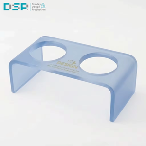 DSP Vietnam Factory Adjustable Height Acrylic Pet Bowl Stand Elevated Raised <b>Cat</b> Dog Feeder Holder - Product Image 4