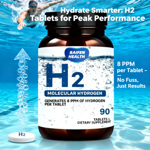 Complément alimentaire pour adultes à base d'hydrogène moléculaire H2, 90 comprimés, non-OGM, qualité alimentaire, durée de conservation de 24 mois, vente chaude OEM/ODM - Product Image 3